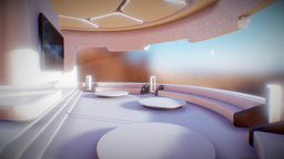VR Metaverse Spaceship Interior 09