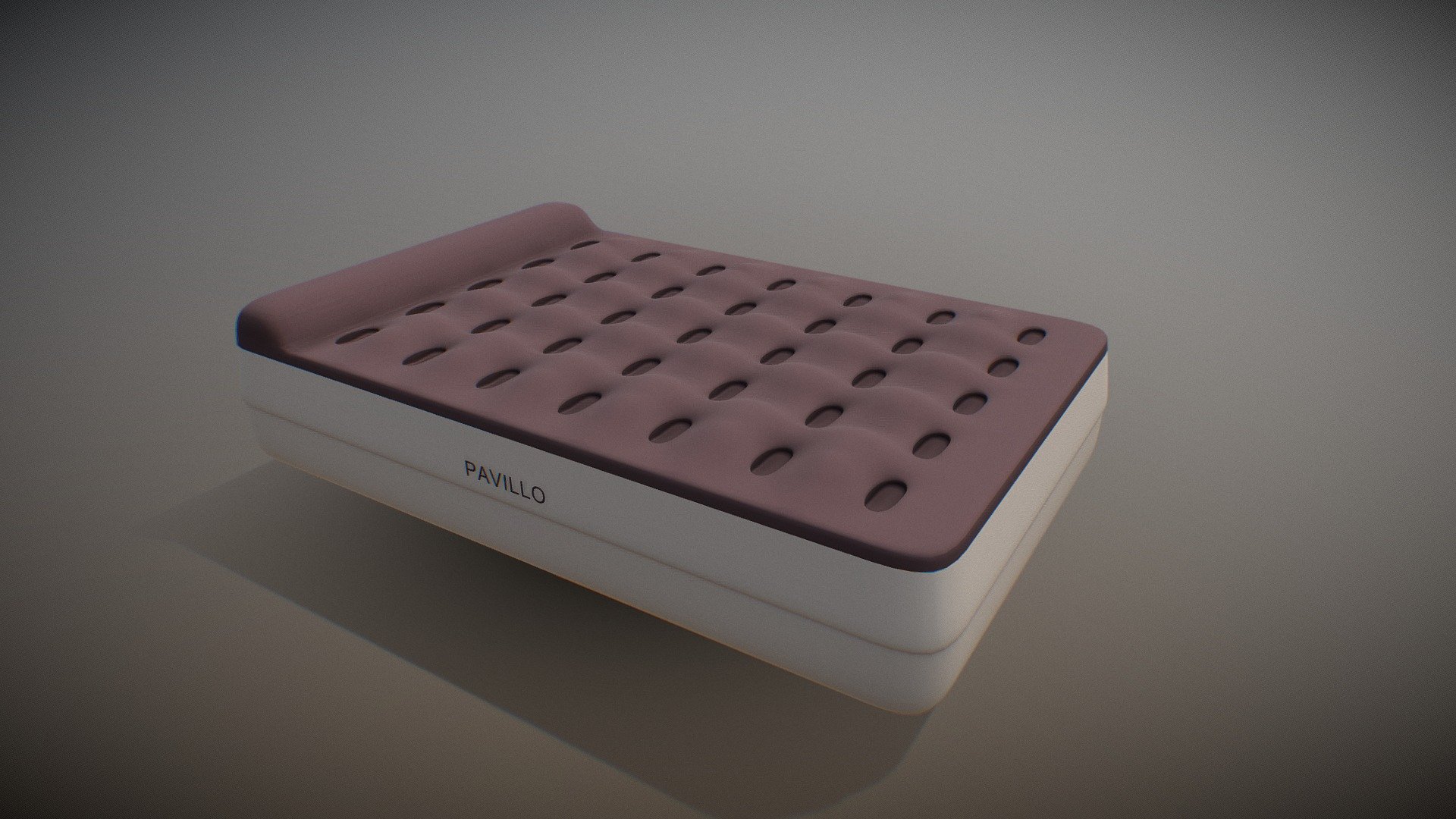 Air mattress - 3D model by damnikia 3d model
