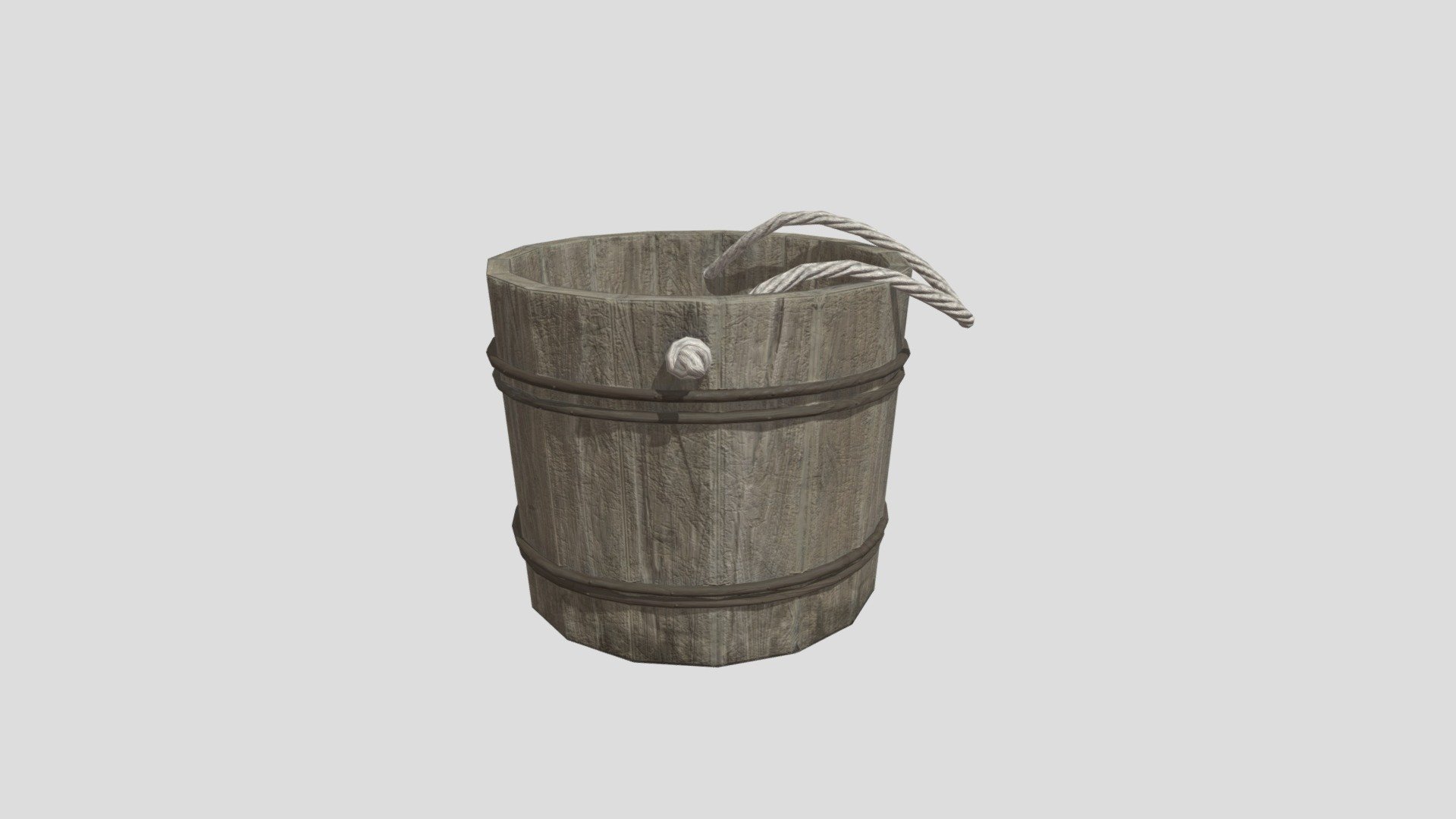 A medieval bucket for your village or city - Medieval bucket - Buy Royalty Free 3D model by James.Moore 3d model