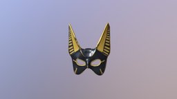 egypt cat goddess mask