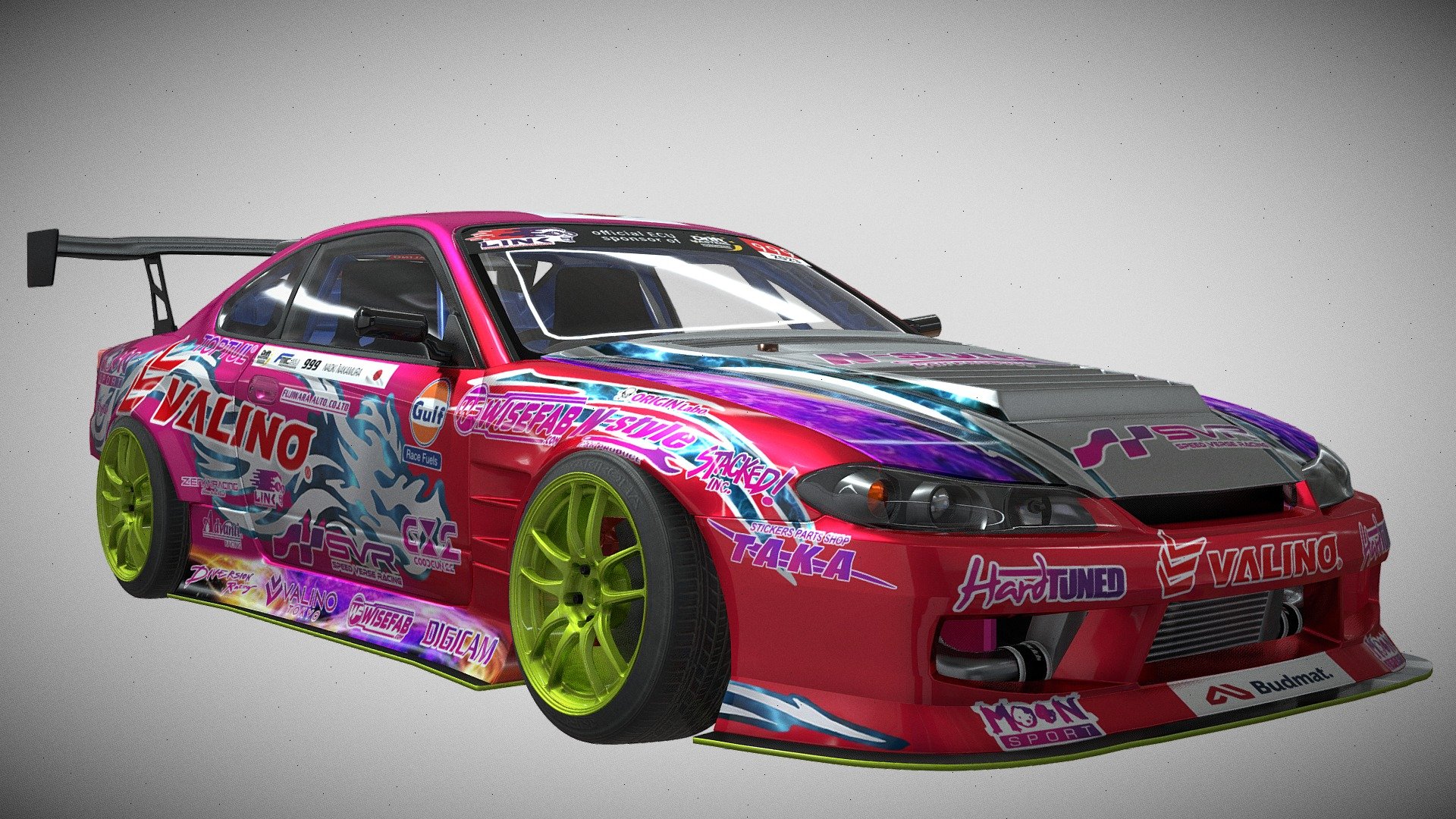 High quality naoki nakamura silvia model from 2023 drift masters european championship. 

If you want to buy this or any other model Contact me at discord Palikka___#2115 - Silvia s15 Naoki Nakamura Dmec 2023 - 3D model by LTStudio (@LTStudio3D) 3d model
