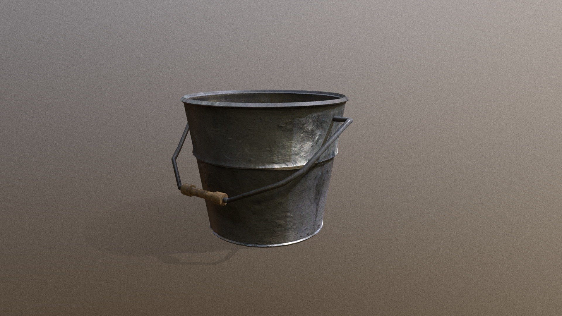 Old Bucket made in Blender - Old Bucket Low Poly - Download Free 3D model by LaudoStudio 3d model