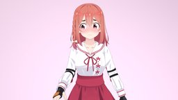 Rent A Girlfriend animegirl, blender, blender3d, anime