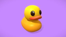 RubberDuck cute, little, bird, small, big, duck, rubber, yellow, kawaii, rubberduck, cartoon, animal