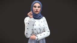 Sara Muslim Girl muslim, woman, character, female
