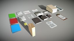 Paper Work (Office prop collection)
