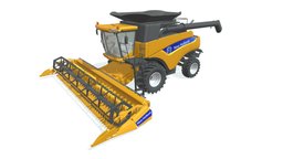New Holland Combine new, harvester, holland, tractor, farm, machine, farming, grain, corn, combine, cutting, agriculture, agro, wheat, crop, harvest, thresher, new-holland