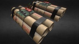 Bomb gamedesign, bomb, bomba, gamedev, bombs, weaponary, game-ready, gameassets, dynamite, granate, weapon3d, weaponlowpoly, weapons-game-objects-3d-models, weapon-3dmodel, weapons3d, timebomb, dinamite, weapon, weapons, gameasset, gamemodel