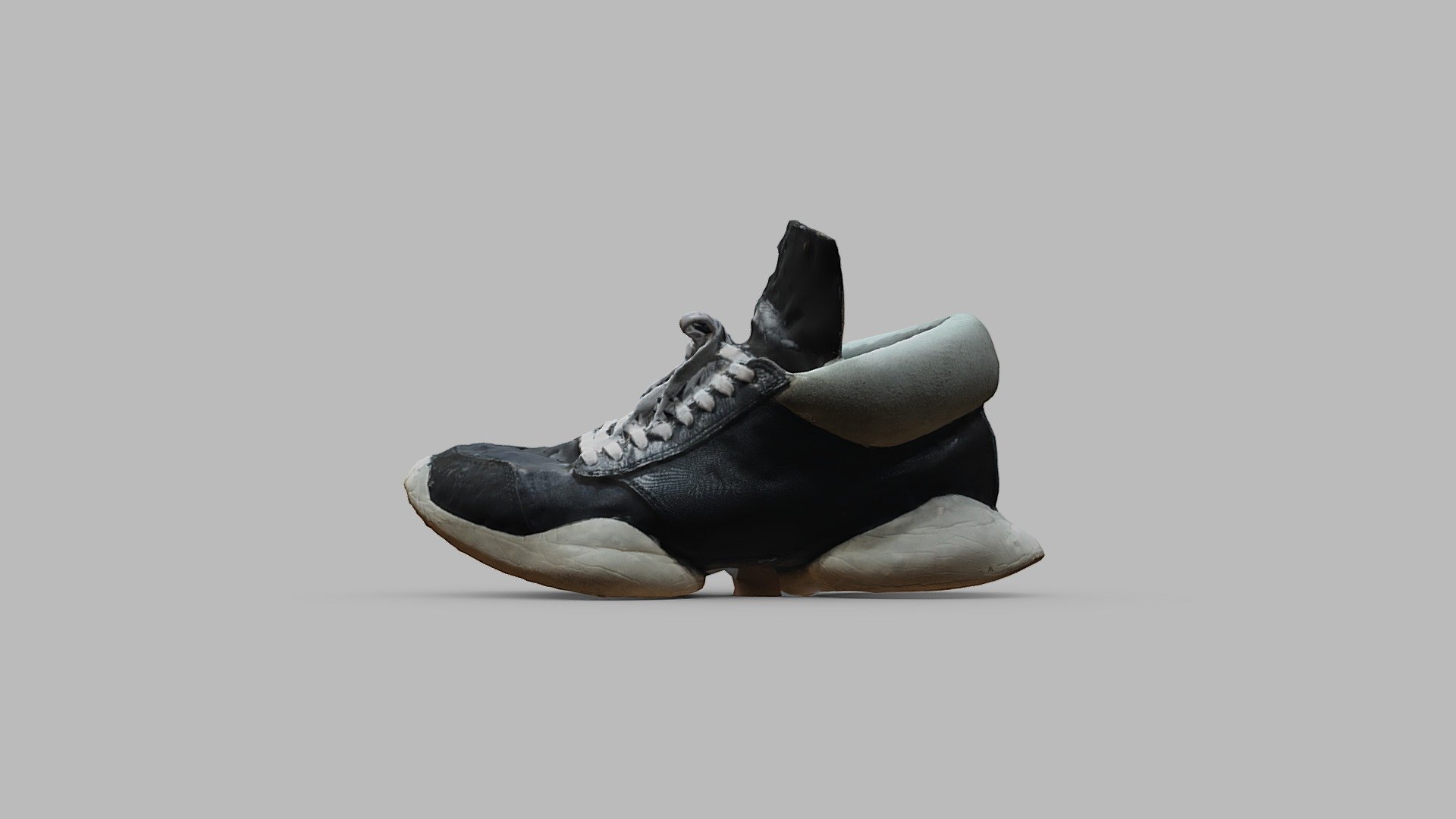 Scanned using PhotoCatch and 63 photos - Adidas Rick Owens Tech Runner - 3D model by rtql8d 3d model