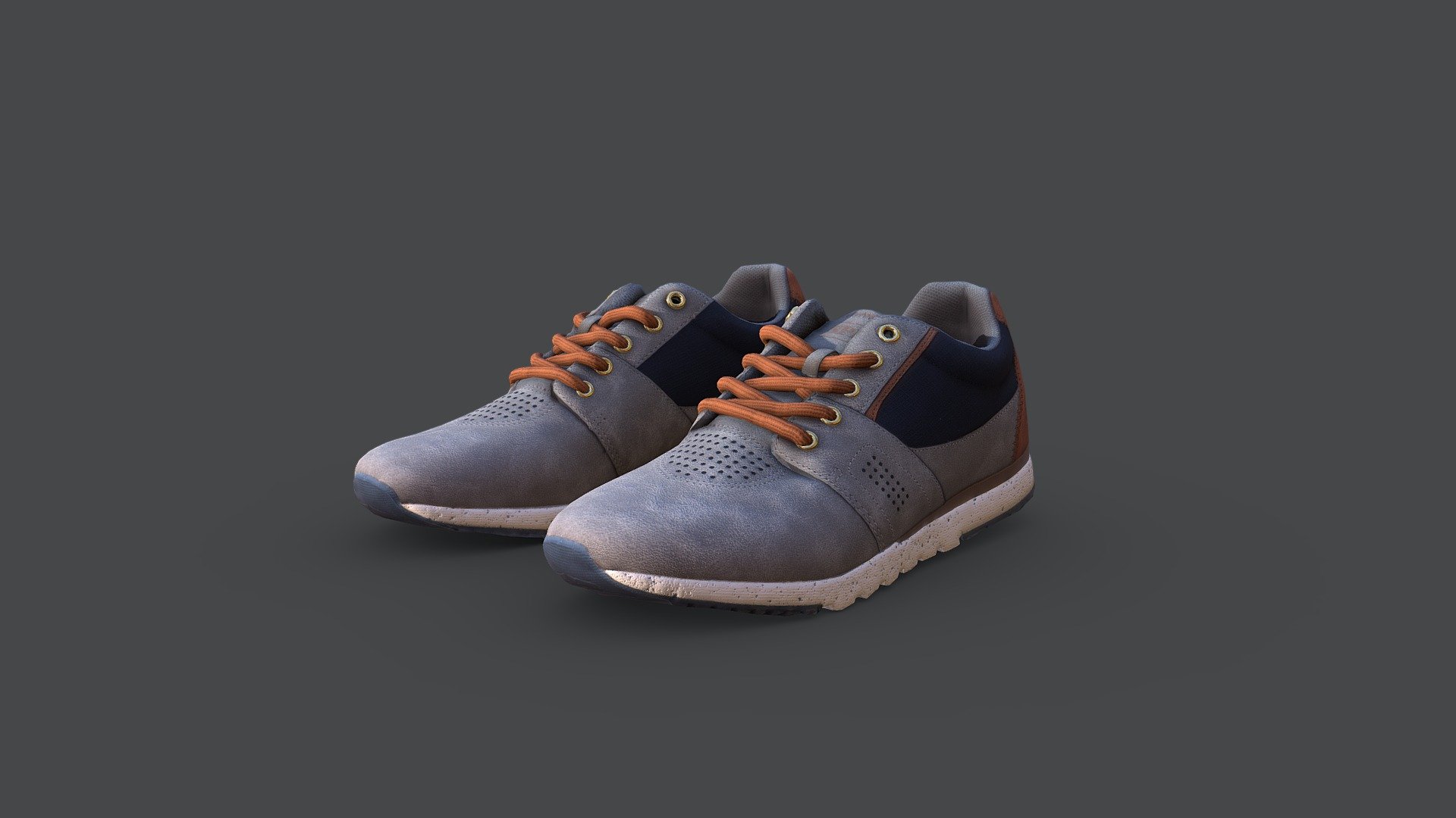 shoes made base on scaned model by 
SHARK FIN https://sketchfab.com/mo7amed85 - shoes - Download Free 3D model by shah_max 3d model