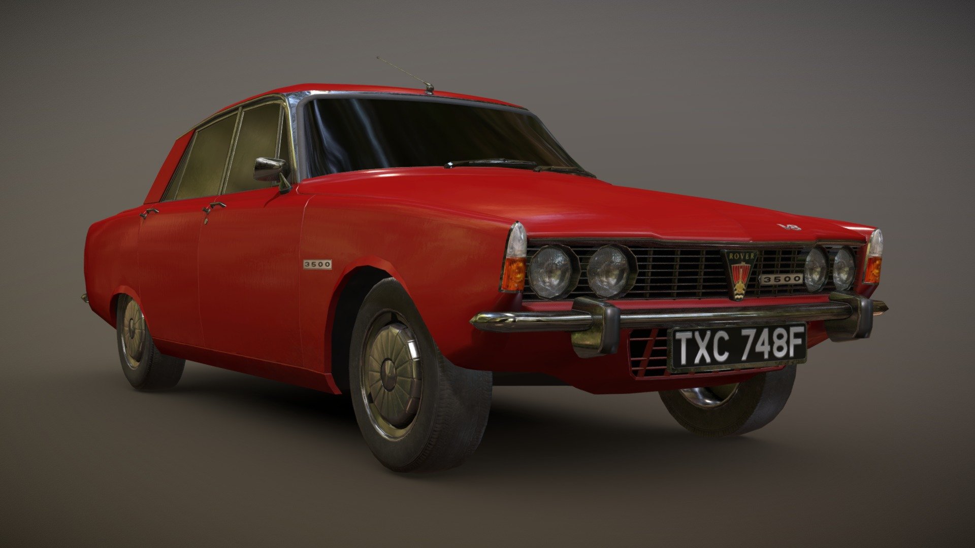 The Rover Three Thousand Five. Full rough-metal textures, done this to improve my texturing skills. Enjoy! - 1968 Rover P6 3500 Series 1 - Download Free 3D model by Fishboe (@ministephen) 3d model