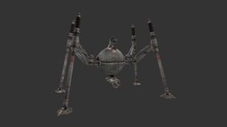 Homing Spider Droid museum, star-wars, unity, unity3d