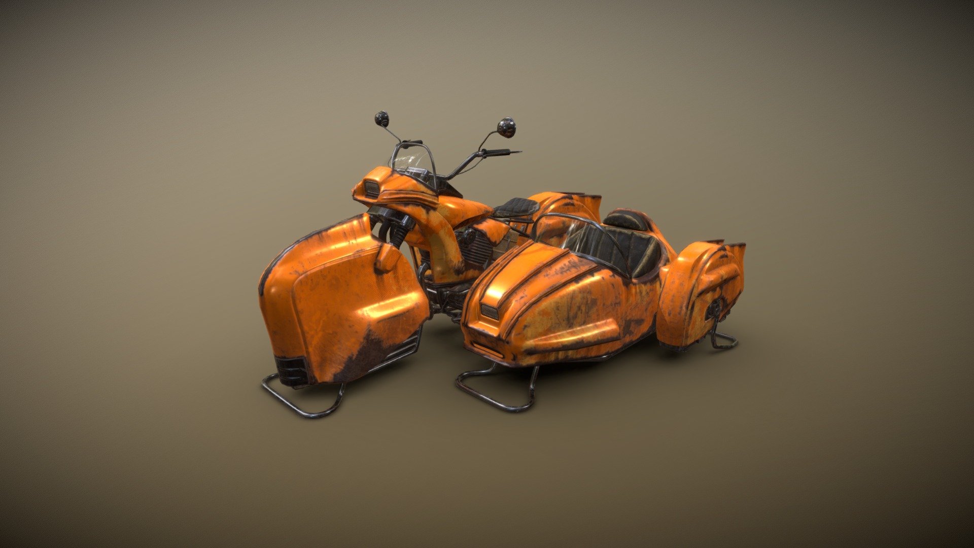 Introducing the Victory - a fusion of Atom-Punk inspiration and iconic design! With a perfect blend of design characteristics from classic motorcycles with a twist of futurism, this masterpiece exudes class and style.

Crafted using a high-low poly construction method, this model showcases meticulous attention to detail. Enhancing the realism further, it comes with a PBR Metallic / Roughness texture set, where light and shadow interact with precision.

Originally designed for modding purposes, the Vicotry serves as a versatile canvas for creative minds to explore and customize. Fully modeled with a removable sidecar adds an authentic touch to your virtual experience.

Discover more of my artwork on ArtStation : https://www.artstation.com/edgeuk90

For a personalized touch, custom color combinations can be accommodated upon request 3d model