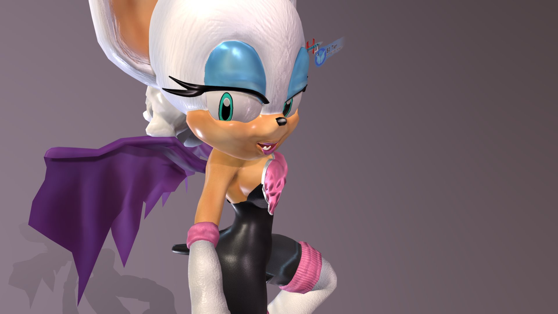 Rouge The Bat from the Sonic franchise.

Body morphed with Reallusion's Character Creator 3
Head sculpted with Zbrush
Clothes etc made in Autodesk Maya - Sneaky Rouge The Bat - 3D model by dannih4 3d model