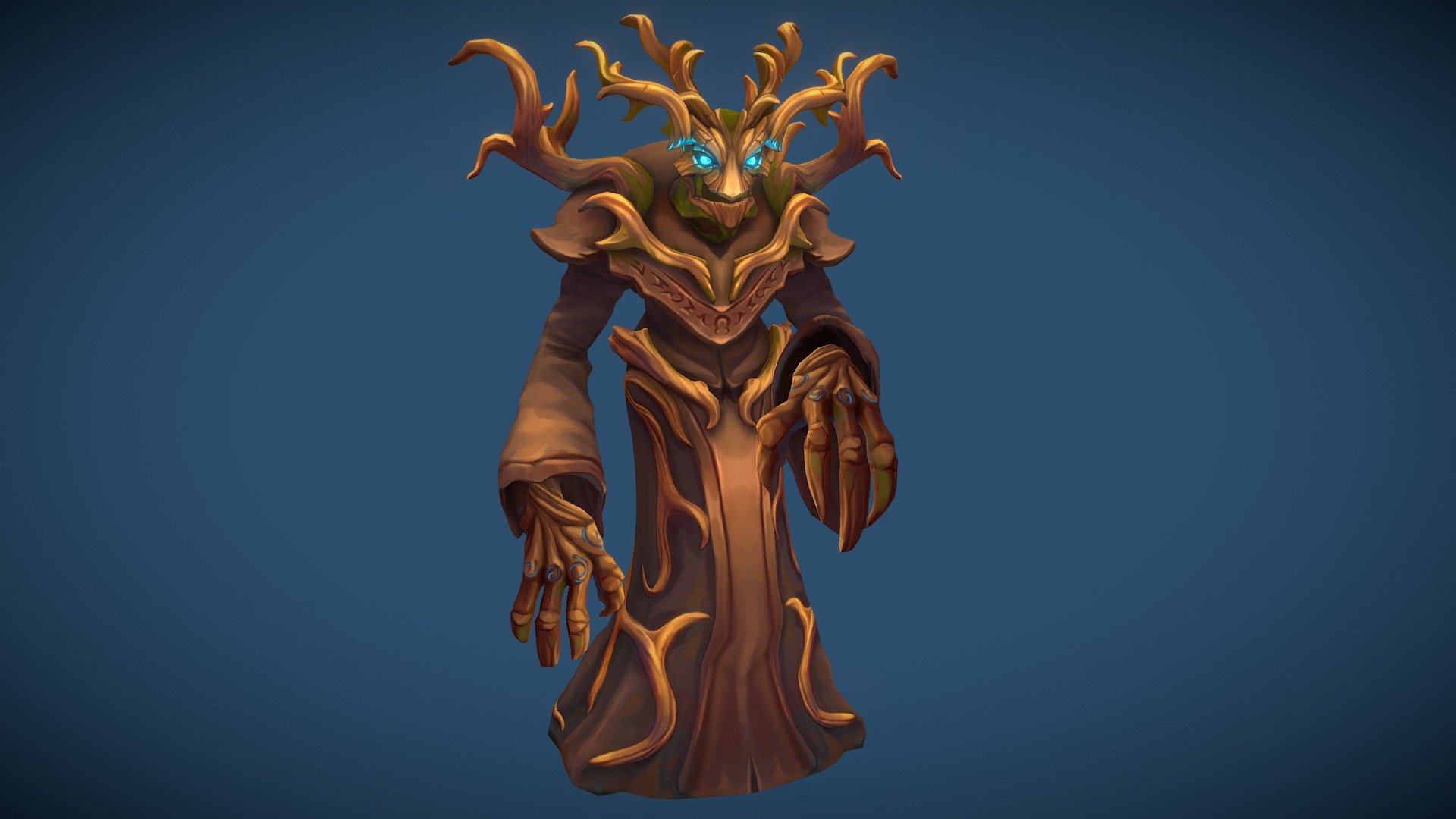 Stylized character for a project.

Software used: Zbrush, Autodesk Maya, Autodesk 3ds Max, Substance Painter - Stylized Root Mage - 3D model by N-hance Studio (@Malice6731) 3d model