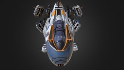 FWA SeC-45 "Wolf mk.II" star_conflict, gameart, scifi, spaceship