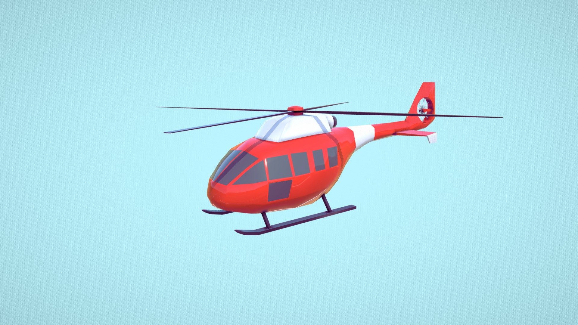 Cartoon Low Poly Helicopter 3d model.

Created on Cinema 4d R17

UVW Textured

Game Ready

Fast and simple
 - Low Poly Helicopter - Download Free 3D model by antonmoek 3d model