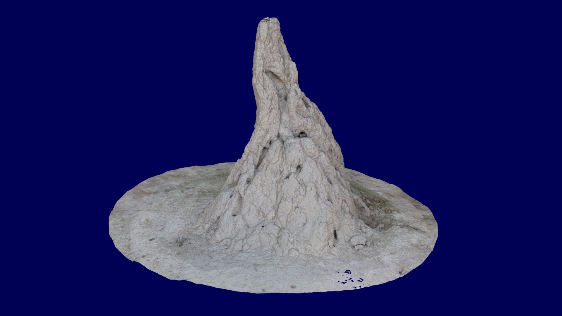 3d scan of a termite mound in Namibia 3d model