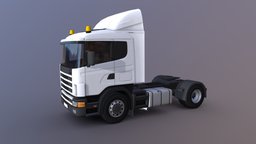Truck #1 LowPoly truck, land, gasoline, trailer, traffic, transport, lorry, vehicle