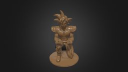 Bardock gaming controller holder_3d print ready storage, stand, shelf, printing, gaming, fan, desk, accessories, holder, sla, display, gift, gamer, setup, decor, controller, print, peripherals, bardock, collectibles, fdm, merchandise, organization, game, 3d, model, video, gear, character-inspired