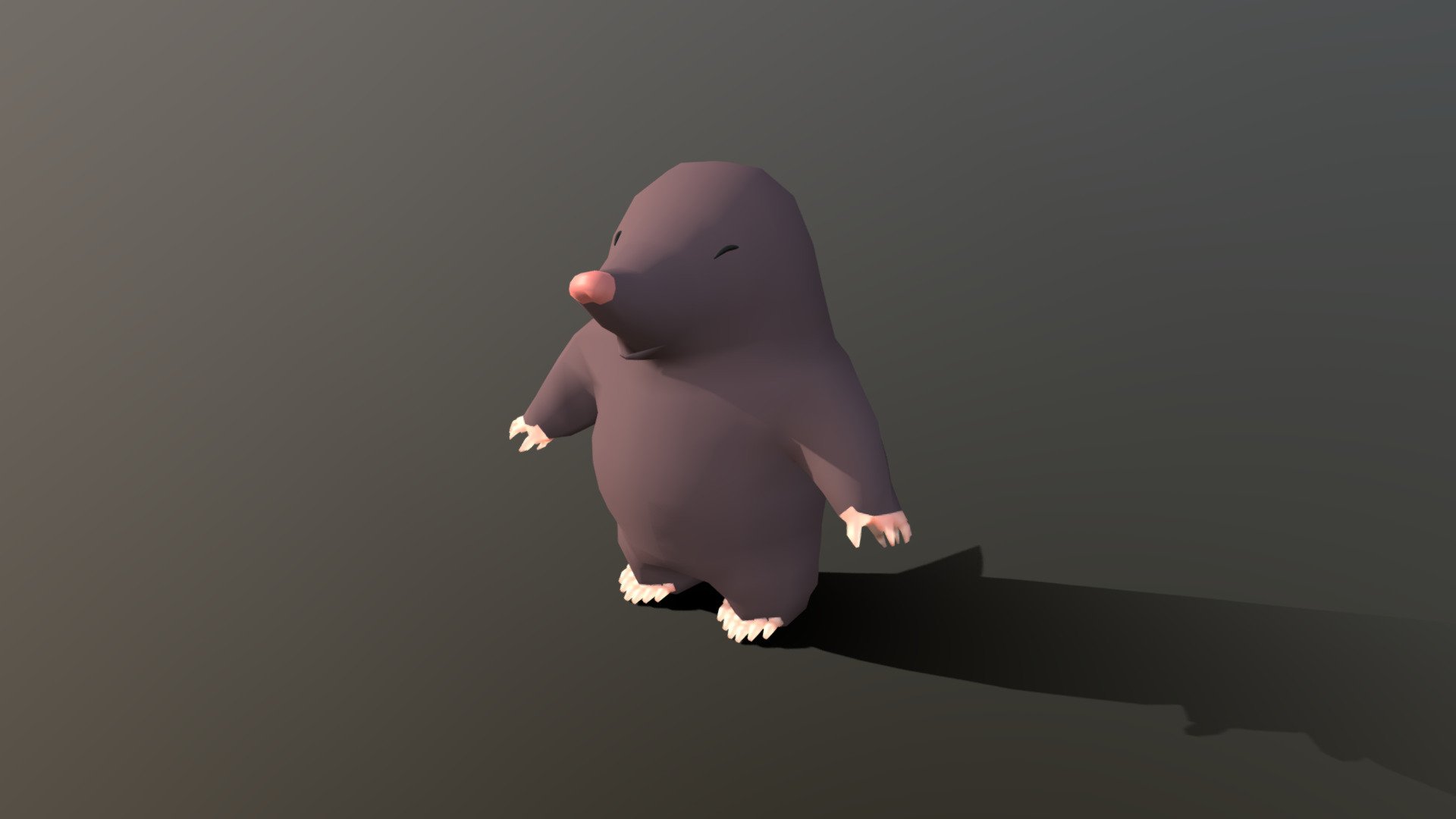 Mole model and animations made using Blender.

For &ldquo;Rock'n'Mole