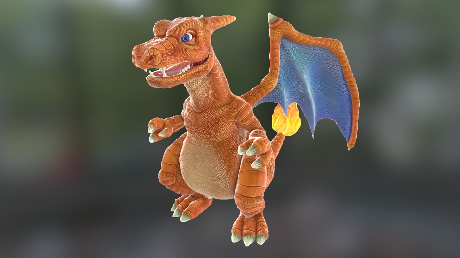 Fan-made sculpt of the Pokemon Charizard in ZBrush. Originally sculpted in 2012, textured in Substance in 2015 3d model