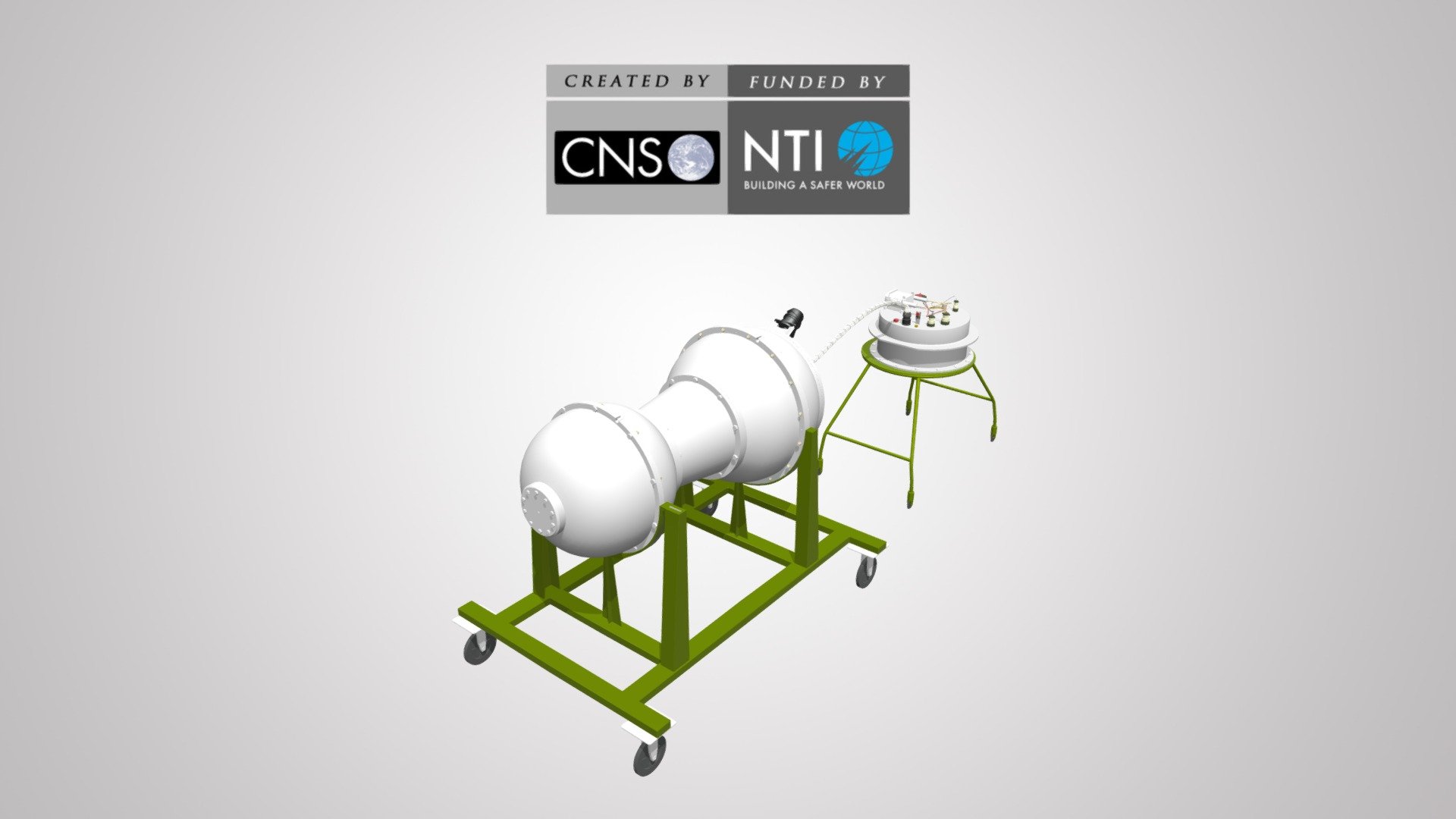 North Korean Thermonuclear Device - 3D model by JamesMartinCNS 3d model