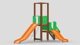 Lappset Activity Tower 01 tower, frame, bench, set, children, child, gym, out, indoor, slide, equipment, collection, play, site, vr, park, ar, exercise, mushrooms, outdoor, climber, playground, training, rubber, activity, carousel, beam, balance, game, 3d, sport, door