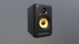 KRK Classic 5 Studio Monitor Speaker music, speaker, studio, sound, theater, monitor, electronics, audio, bass, offoce