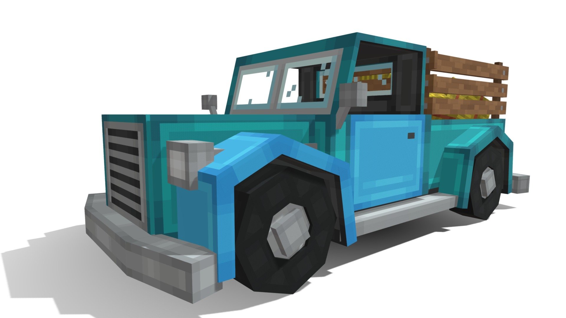 Farm truck hauling hay in Minecraft

Created by: https://twitter.com/Wartave - Farm Truck - 3D model by Octovon (@OctovonMC) 3d model