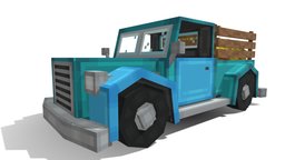 Farm Truck blockbench, minecraft