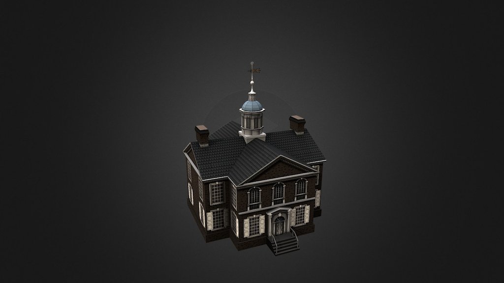 This model is being used by 3D map application on Amazon Kindle Fire tablet and phone. 


Name: Carpenter's Hall
Triangle Count: 1,864
Texture Type: Diffuse Map with Baked AO. (2048x2048 TIFF)
 - Carpenter's Hall - Philadelphia , PA USA - 3D model by ksy0151 3d model