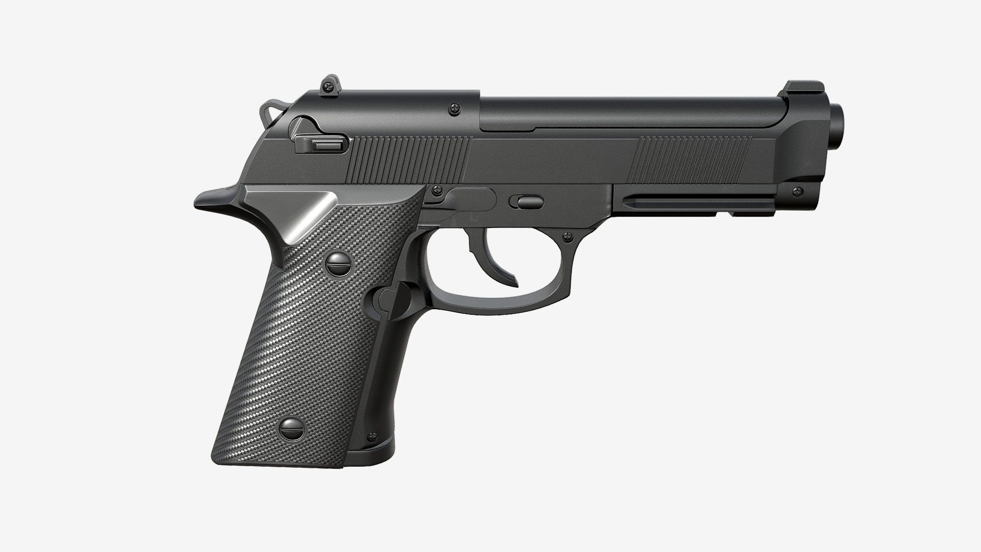 Airgun BB pistol - Buy Royalty Free 3D model by HQ3DMOD (@AivisAstics) 3d model