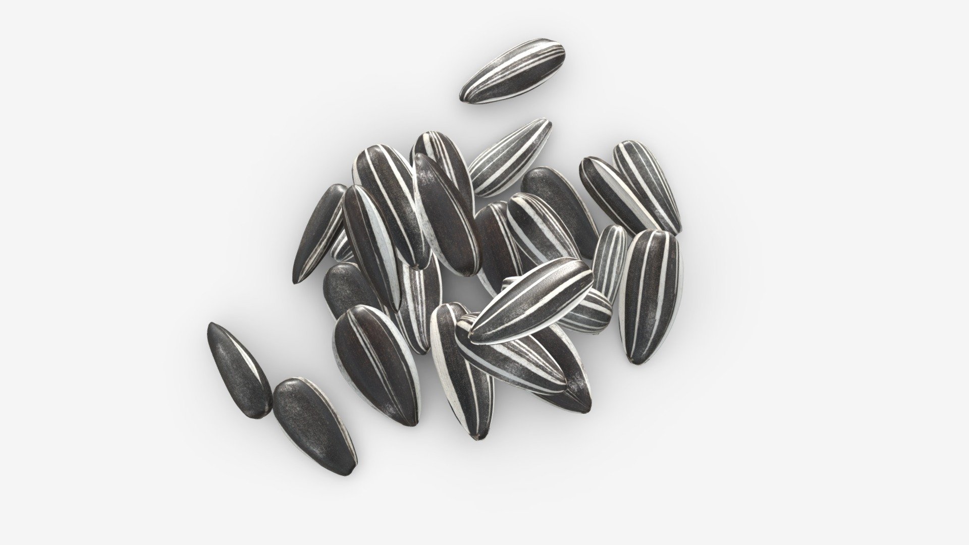 Sunflower seeds 05 - Buy Royalty Free 3D model by HQ3DMOD (@AivisAstics) 3d model
