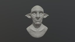 Goblin Head goblin, digital3d, character, creature, zbrush, sculpture