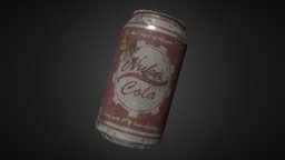 Nuka Cola Can soda, nukacola, substancepainter, maya, fallout