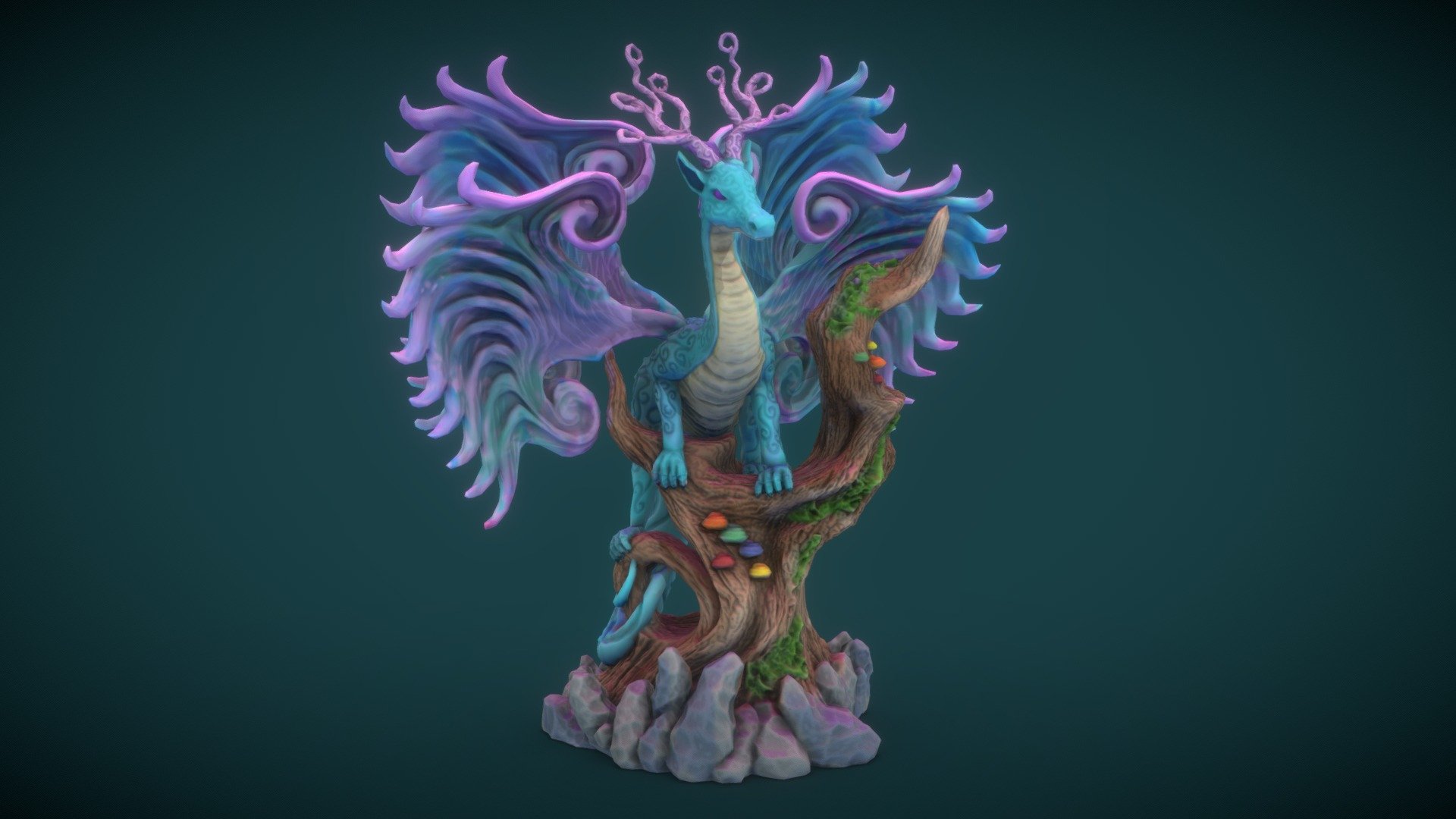 FREE! - 3D Dragon Model: Mythical Creatures in Augmented Reality