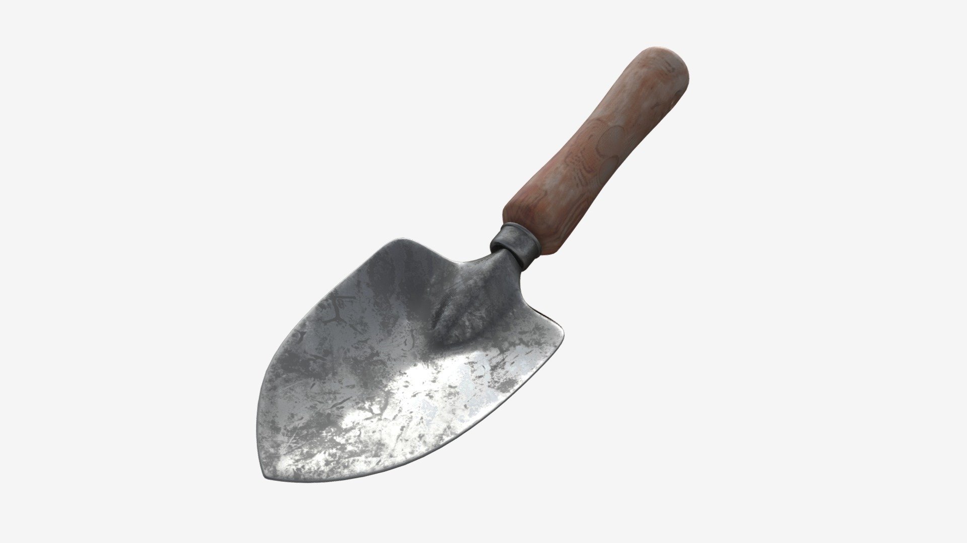 Garden shovel with short handle dirty - Buy Royalty Free 3D model by HQ3DMOD (@AivisAstics) 3d model