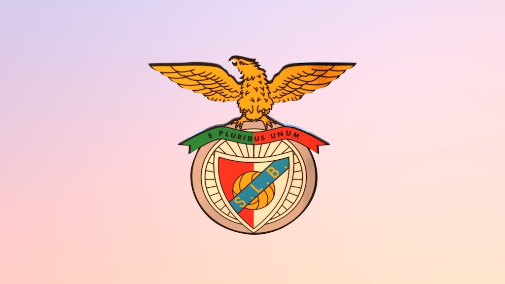 SL Benfica Logo - 3D model by PauloSilvadesde1966 3d model