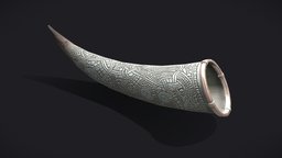 Viking_Drinking_Horn_FBX viking, medieval, drinking, horn, props, viking-props-horn-substance-painter-3dsmax, 3d, medieval-decor