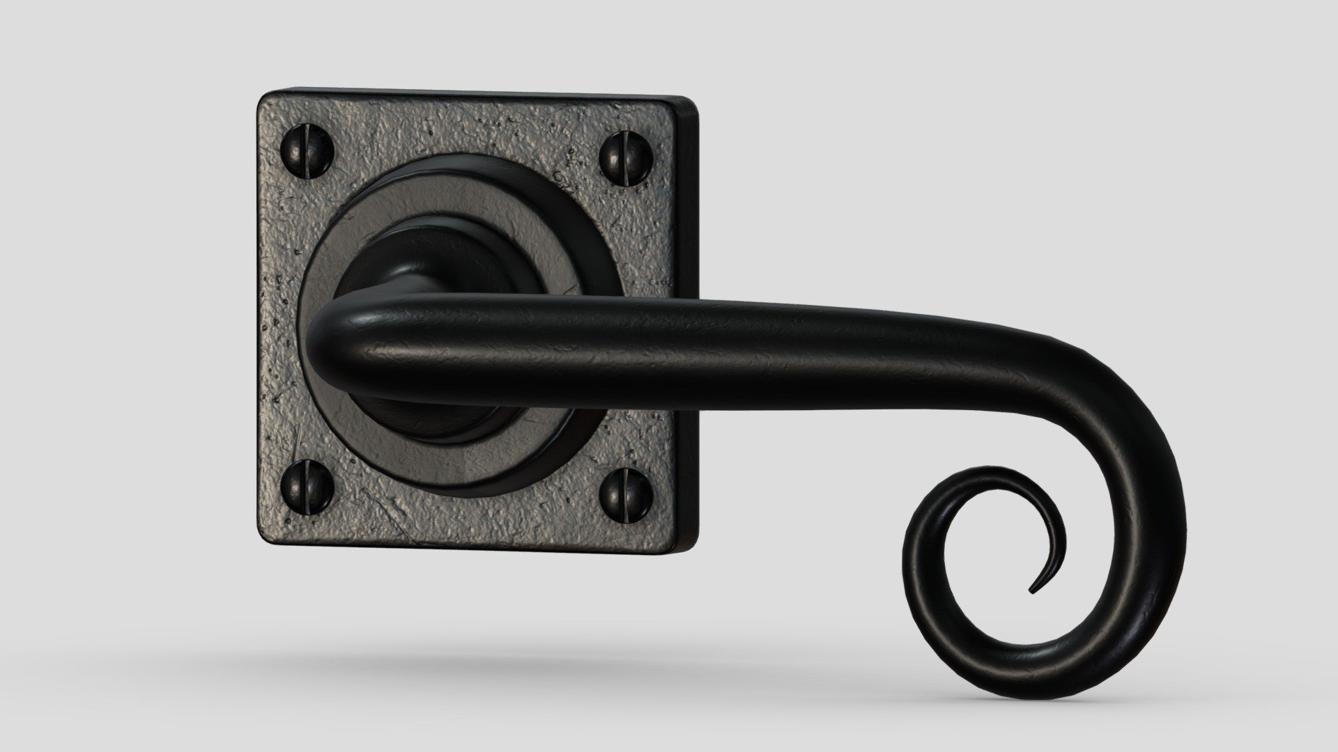 Hi, I'm Frezzy. I am leader of Cgivn studio. We are a team of talented artists working together since 2013.
If you want hire me to do 3d model please touch me at:cgivn.studio Thanks you! - Square Stonebridge Curl Door Handle - Buy Royalty Free 3D model by Frezzy3D 3d model