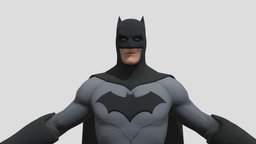 Fortnite Batman (ADVANCED RIG) batman, rig, fornite, 3dmodel, rigged