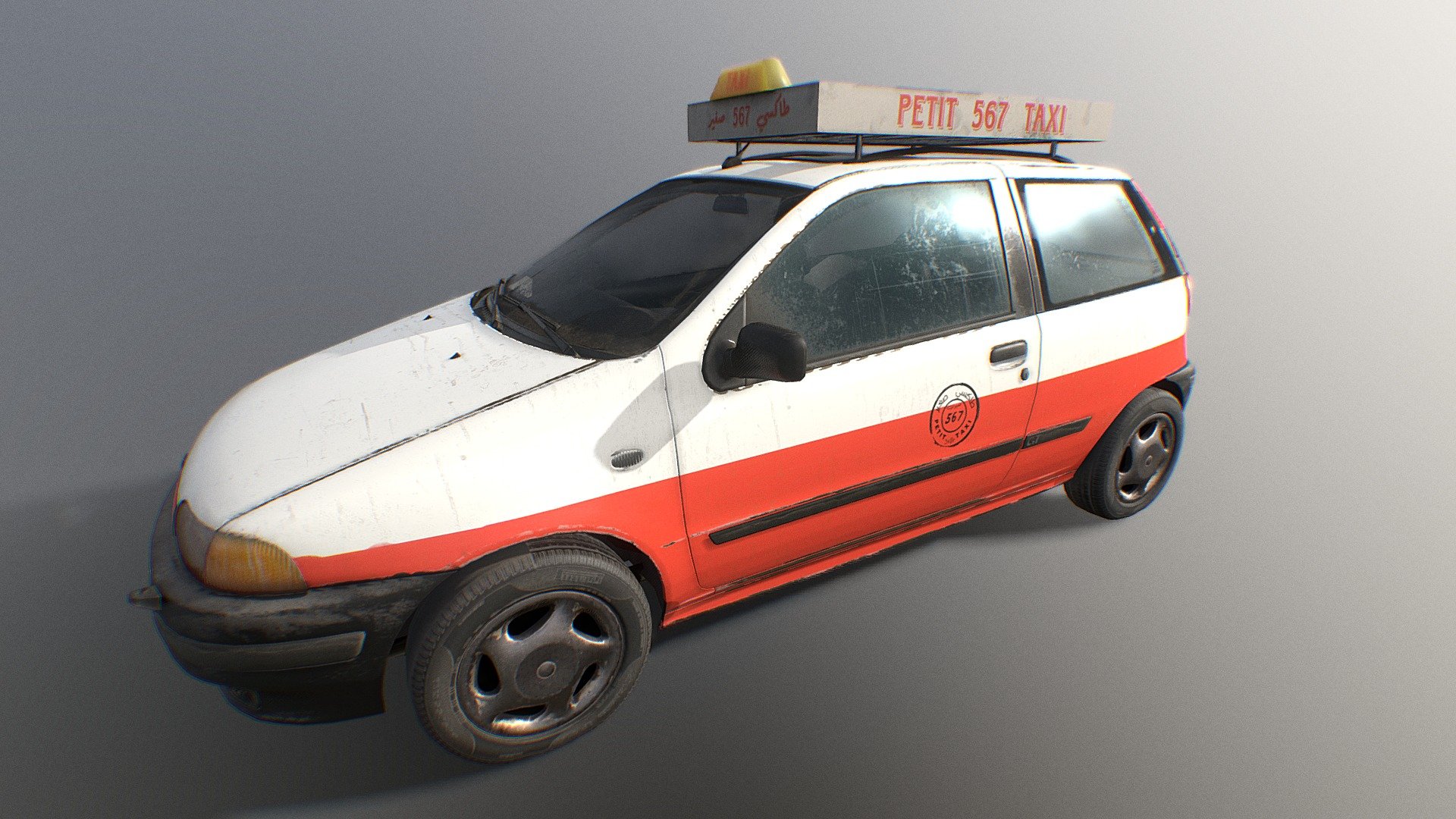 Stunningly Realistic and Highly Detailed 3D FBX Model Ready for Your Projects

(HIGH-QUALITY) PBR Textures created in Blender &amp; Substence Painter

you can support me by folowing me on instagram
my ig: HichamSvr

For  DW : https://artstn.co/m/d551x









 - Taxi Morocco Laâyoune 1995-fiat-punto-gt - 3D model by HichamSvr 3d model