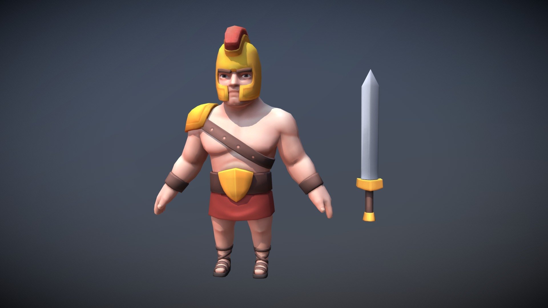 Low Poly Warrior Character for Unity Asset store.
Visit our webpage, for more 3d models: https://polysquid.com/ - Low Poly Warrior Character - 3D model by PolySquid (@PolySquid_Studios) 3d model