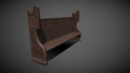 Church bench props, religion, church, bench-wooden