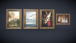 Paintings_Frames victorian, frame, painting, decorative, pictures, golden, cadre, decoration