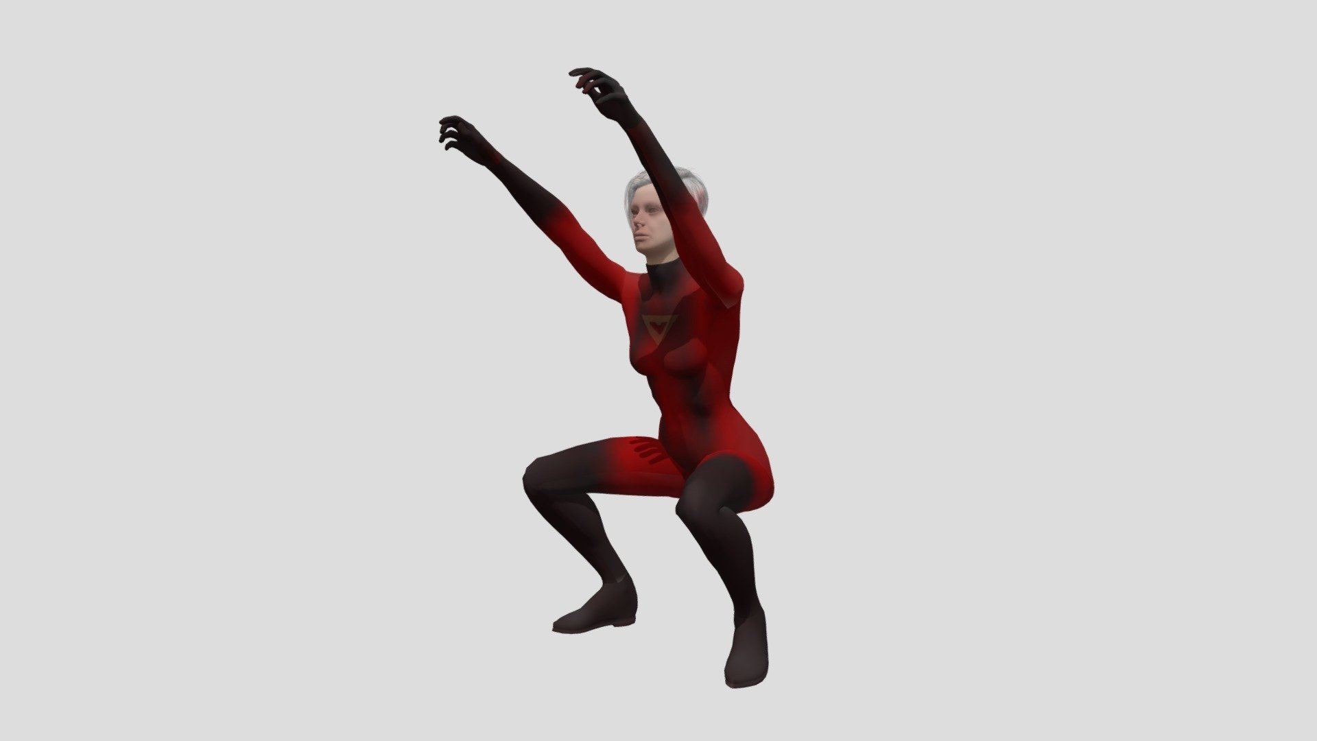 Animated female fitness instructor character excersizes by doing air squats in this looping animation at 30 frames per second.

View this 3D model in this free augmented reality Fitness Trainer app for Android on Google Play:

https://play.google.com/store/apps/details?id=com.arfitnesstrainer.app - Personal Trainer does the Air Squat Exercise - 3D model by LasquetiSpice 3d model