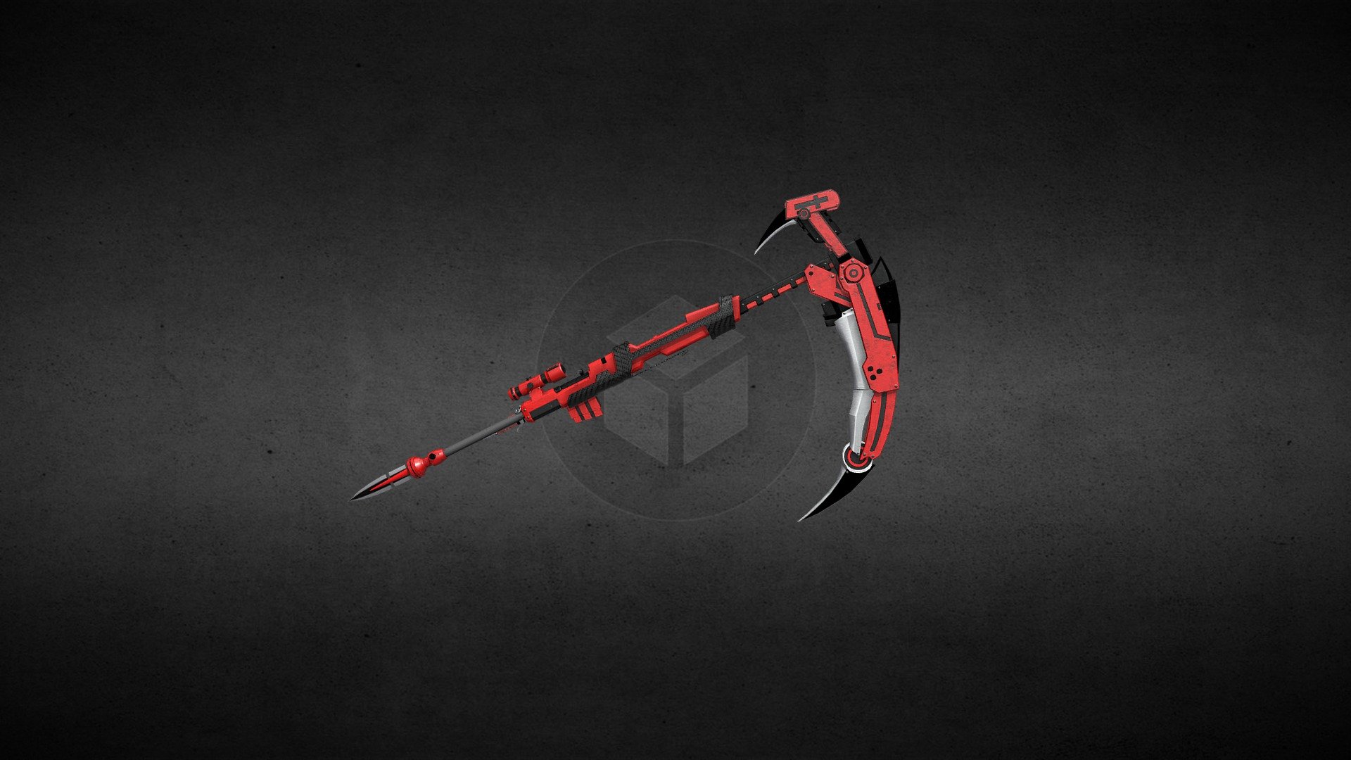 My take on Ruby Roses’ Crescent Rose from the Rooster Teeth production RWBY if it were in a more realistic style and some artistic chnages. “Participant of CGTrader Awards”

This is not endorsed by Rooster Teeth in any way.  Views, opinions, thoughts are all my own.  Rooster Teeth and [name of Rooster Teeth show/character/etc.] are trade names or registered trademarks of Rooster Teeth Productions, LLC.  © Rooster Teeth Productions, LLC 3d model