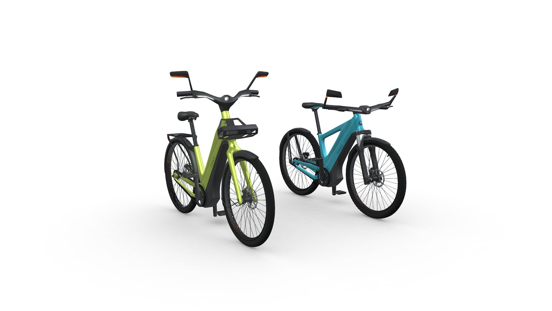 Fresco AR City e-bike + e-MTB - 3D model by Fresco Design 3d model