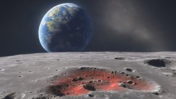 HDRI Lifeless Moon Panorama D planet, landscape, moon, 360, pano, vr, alien, equirectangular, background, skybox, skydome, unity, sci-fi, ue5, spherical-panorama, createdwithai, skysphere